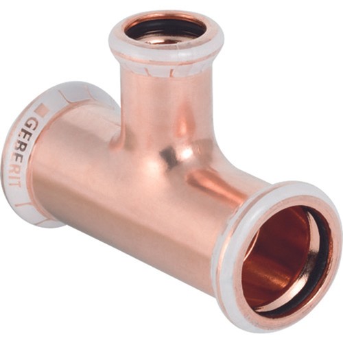 Geberit mapress copper piece - geberit, t-piece