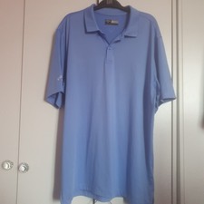 Callaway Men's Opti-Dri Golf Polo Shirt Light Blue Short Sleeve Size L