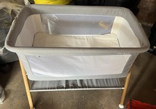You And Me Crib Cot Baby Bed White Grey Great Condition Babylo