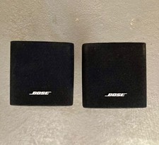 2 X BOSE Single Cube Acoustimass / Lifestyle Speakers BLACK - with bracket