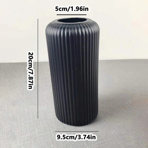 Decorative vase striped - decorative,
