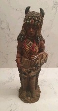 CGB native American Indian figurine  10" 25cm VINTAGE 