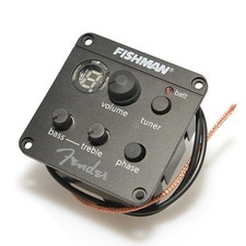 Fishman Fender ISYS Preamp EQ Tuner Piezo Pickup Beat Set for Acoustic Guitar