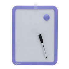 A4 Magnetic Whiteboard Dry Wipe White Memo Notice Board Home Office Pen + Eraser