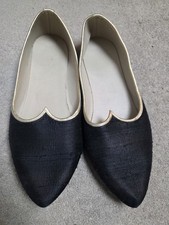 Mens Black Indian Khussa Jutti