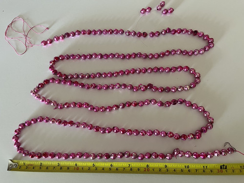Vintage mercury glass pink - mercury,