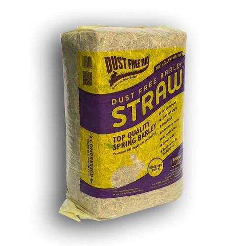 Dust free breeder bale straw - dust,