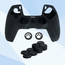 Silicone Anti-Scratch Skin Case Cover 10 Grip Caps For Sony PS5 Controller