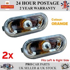 2X Side Indicator Repeater For VW Transporter T5 Passat B5 Polo Caddy 7E0949117