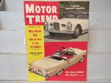 MOTOR TREND Sept 1956; MG