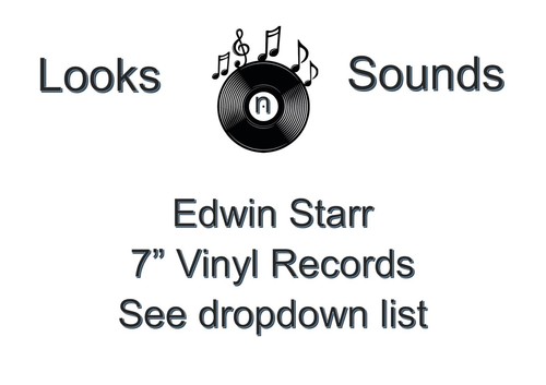 Edwin starr vinyls - edwin, 7"