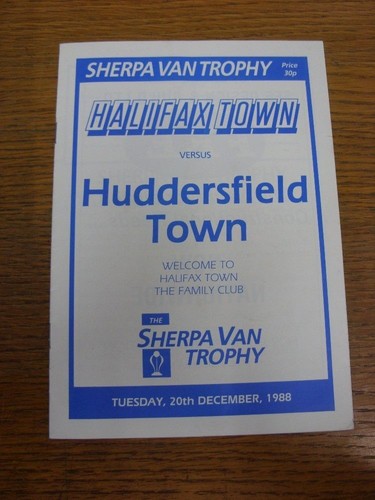 1988 halifax town v - halifax,