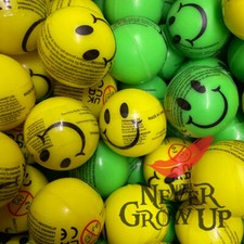 YELLOW GREEN Smile Face Emoji