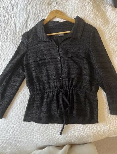 Black chanel jacket - black,
