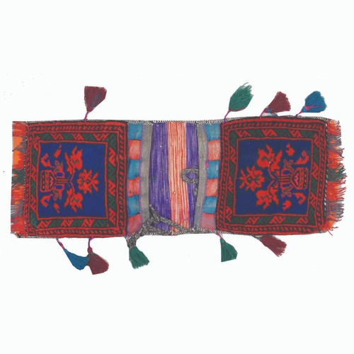 Afghan saddle bag handwoven - afghan,