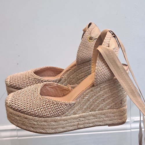 Zara espadrille wedges with - zara,