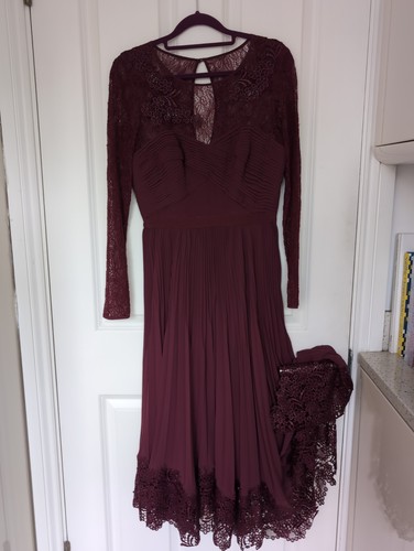 Burgundy karen millen dress - burgundy,