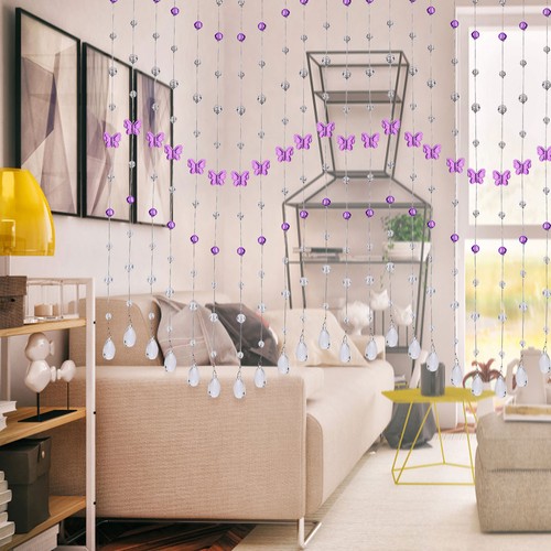 Crystal bead curtain living - bead,