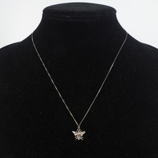 Stefani Argento Sterling Silver Bee Pendant Necklace Italy 1187 Vicenza 46cm