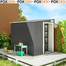 7 x 5ft Galvanised Metal Shed