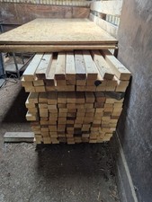 3 Meter Lengths Of Rough Sawn 3 Inch By 2 Inch Timber 75mm By 50mm