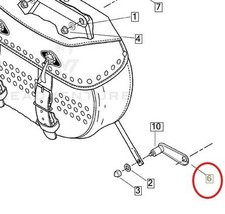 Harley-Davidson Lower Front Saddlebag Support 90346-00