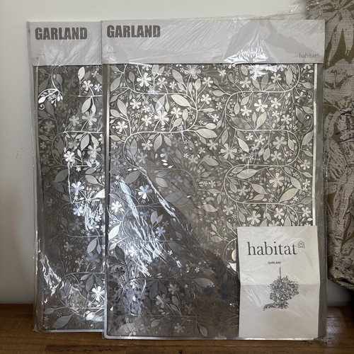 Silver habitat garland light - garland,