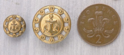 Paired gilt brass - , 14mm/23mm