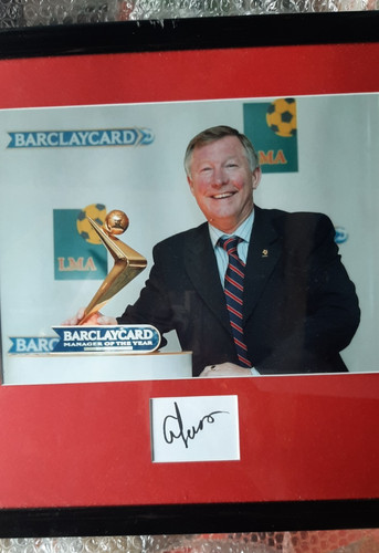 Signed sir alex ferguson - signed,