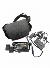 Vintage Panasonic (Matsushita) NV-A1E VHS-C Movie Camera Camcorder & Case 1990s