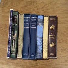 FOLIO SOCIETY Job Lot Bundle 8x Books with Slipcases Conrad Canterbury tales
