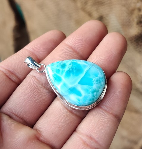 Larimar gemstone 925 - 925, sterling