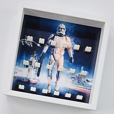 Display frame case for Lego ® General Star Wars Clone army minifigures 27cm 25cm