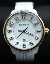 Tendence Gulliver Medium Black & White Unisex Quartz Watch Plastic Strap02093019