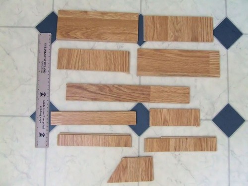 Wood flooring offcuts - flooring, (10
