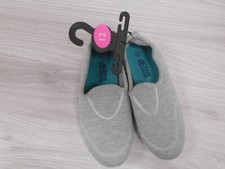 Grey casual slip - on,