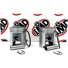 Suzuki GT185 12110-35623 Piston Kits (2) +1.50mm / 50.50mm Oversize