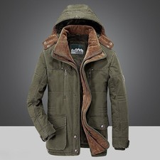 Winter Mens Military Trench