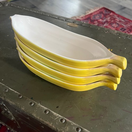 Vintage ceramic banana - banana, split