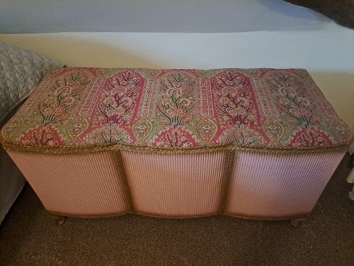 Lloyd loom ottoman - -, mulberry