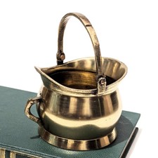 Vintage Small Brass Coal