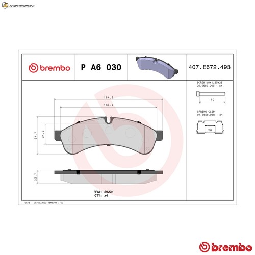 Brake pad set - brake,