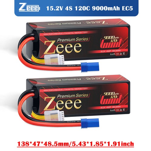 Zeee 9000mah 4s lipo - 2x,