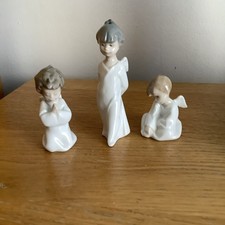 Vintage Lladro Mini Minangelitos Christmas angels Nao Figurine Retired