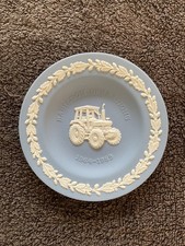 Ford Tractor 7810 7610 Silver Jubilee Basildon 25 Year Wedgwood Jasperware Plate