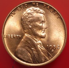 1952-D Gem BU Red From OBW US