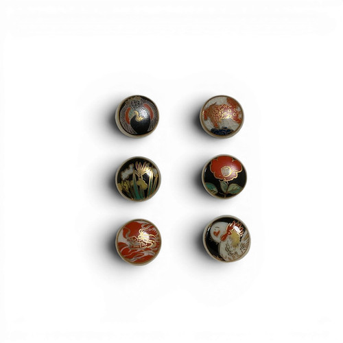 Satsuma buttons set - satsuma,