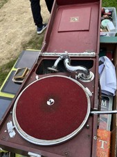 VINTAGE HMV / HIS MASTER'S VOICE GRAMOPHONE probably MODEL 102 SOUND BOX No 5A 