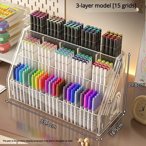 Large acrylic desk - acrylic, divider