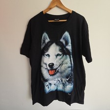 Wild Tshirt Large Black Husky